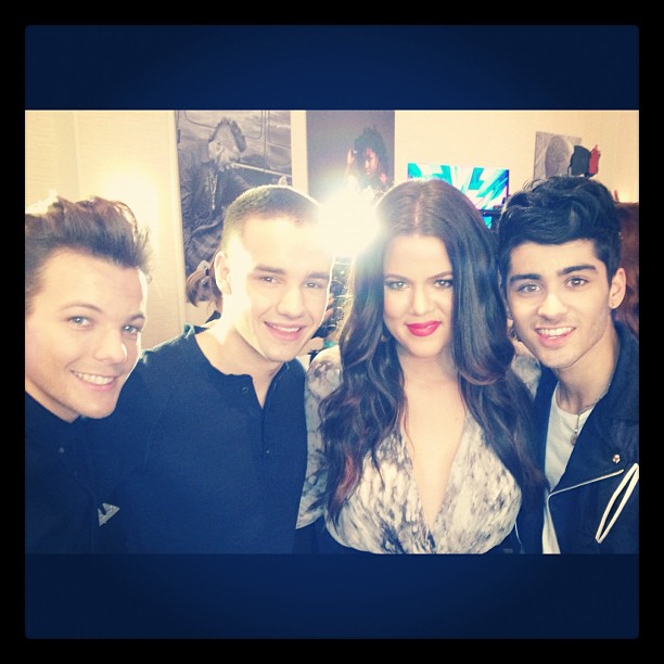 Not a bad day at The X Factor set #onedirection...