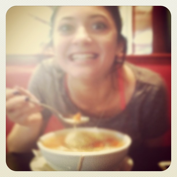 Kylie loves her Jerry's deli in the morning LOL...