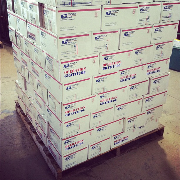 Packing and stacking ...