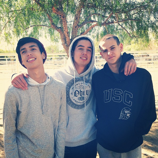 The crew ...