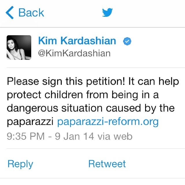 Please go to paparazzi-reform.org and sign this petition. I respect their right ...