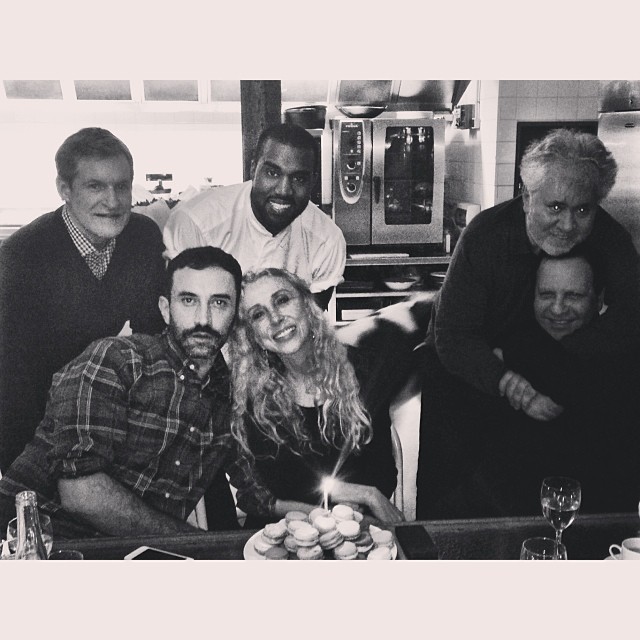 The boys celebrating with Franca...