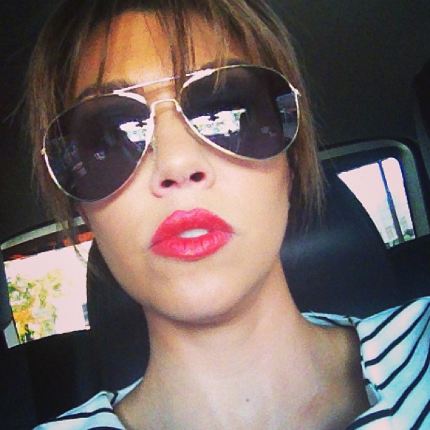 Not sure how I feel about a lip with my bangs?!...