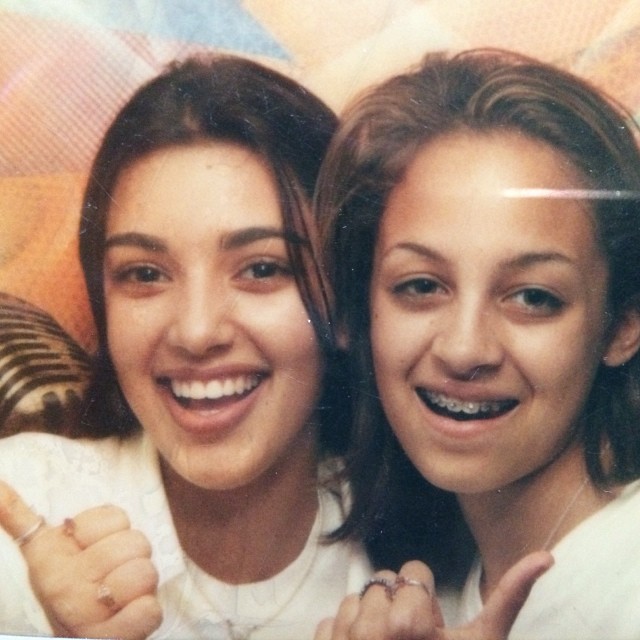 #ThrowbackThursday @nicolerichie and I being oh so cool at 13 years old...