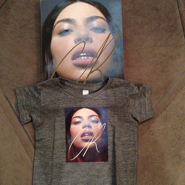 Thank you @carineroitfeld for North's baby version of the shirt you wore from ou...