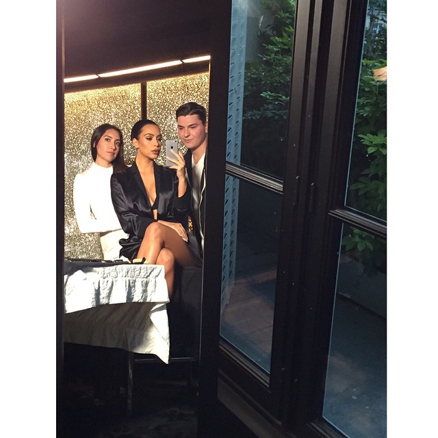 My Paris glam squad @jenatkinhair @makeupbymario...