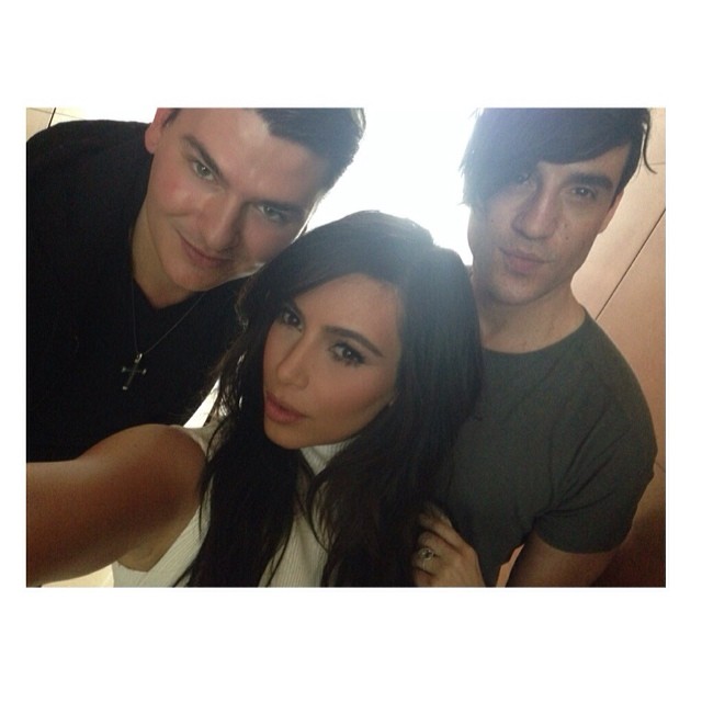 OG NYC glam crew! @makeupbymario @michaelsilvahair...