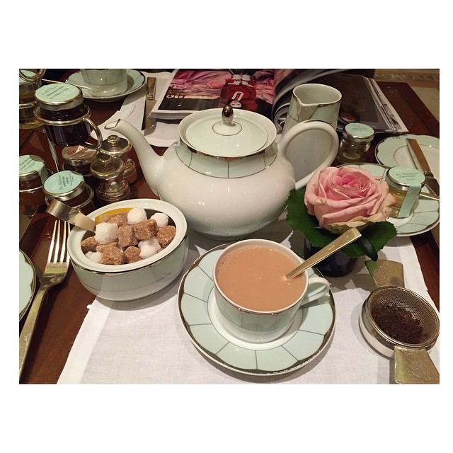 Afternoon tea in London...
