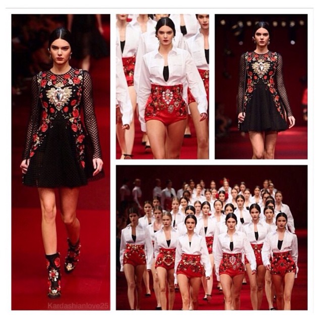 So so so proud of you  @kendalljenner You killed it!!! @DolceGabbana #ClosedTheS...