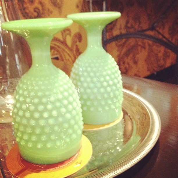 Milk glass!...
