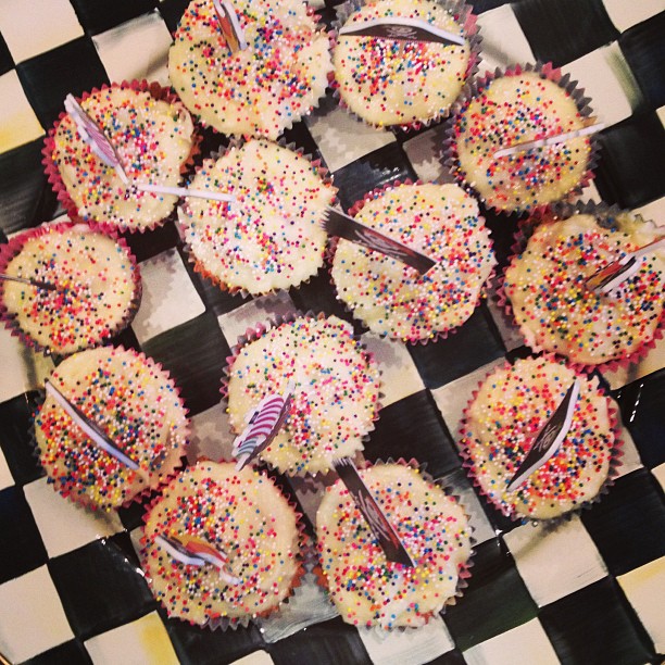 Gluten free pirate cupcake making time!...