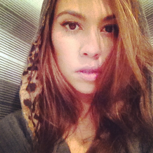 Leopard hood all good. #kardashiankollection...