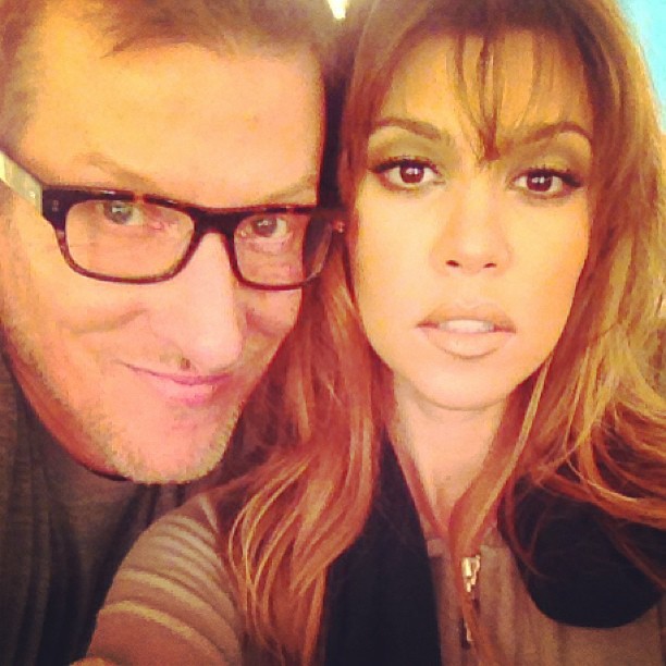 Glam party with @makeupmatthew and Peter Savic cut me some bangs!...