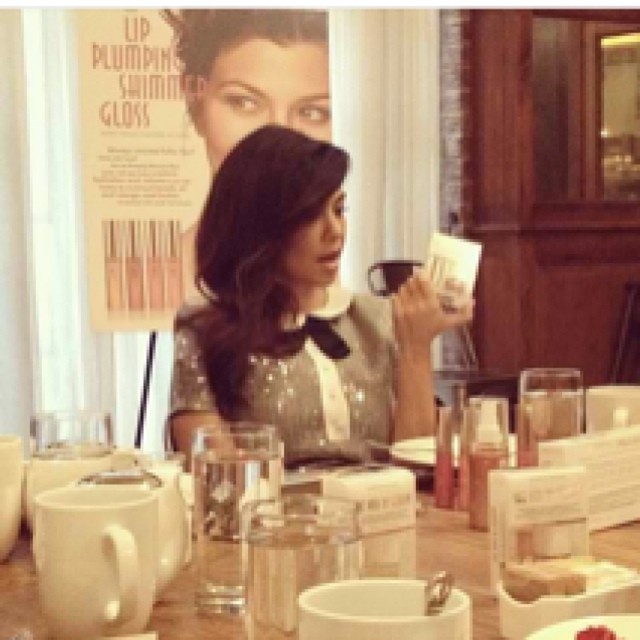 Beautiful beauty brunch with beauty editors and bloggers. Lots of B's! #kardashi...
