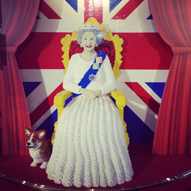 The LEGO Queen! Love Hamley's!...