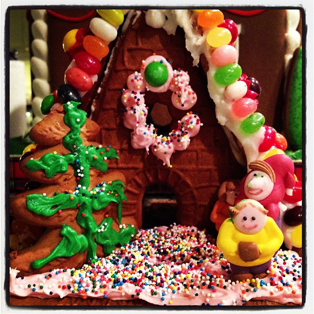 Our little gingerbread house!...