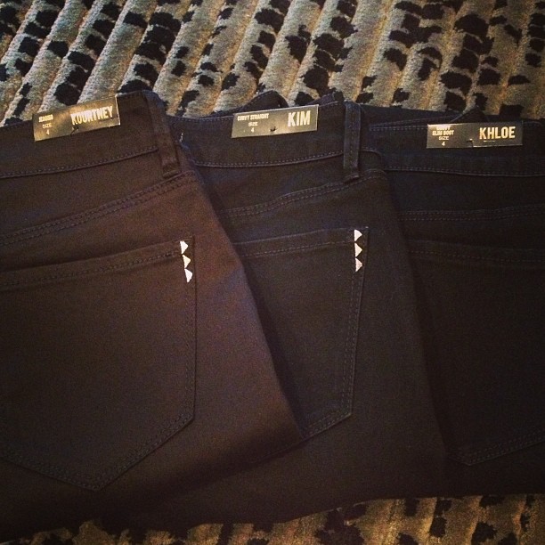 Denim on denim on denim! @kardashiankollection #shopsears ...