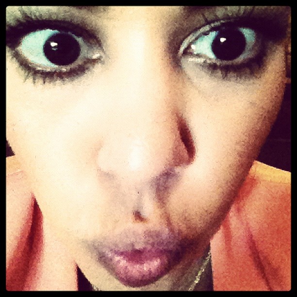 Fishy face...