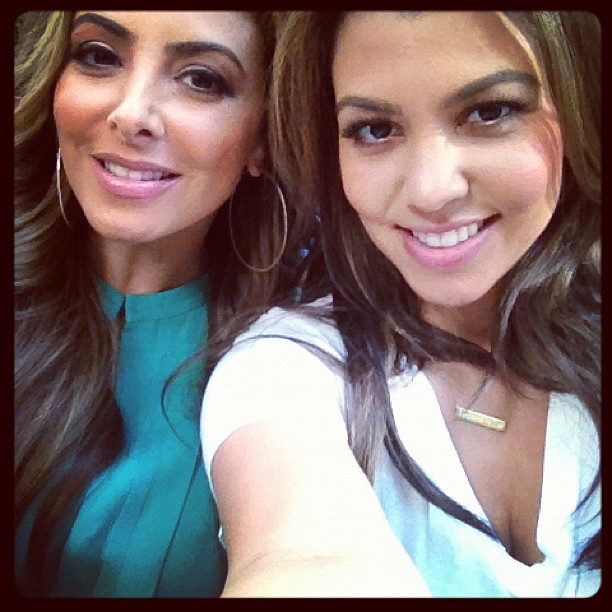 Lunch and laughter @larsapippen...