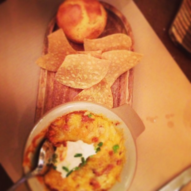 Chili and cornbread!...