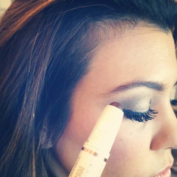 A little Double up! @khroma_beauty @sabrinabmakeup!...