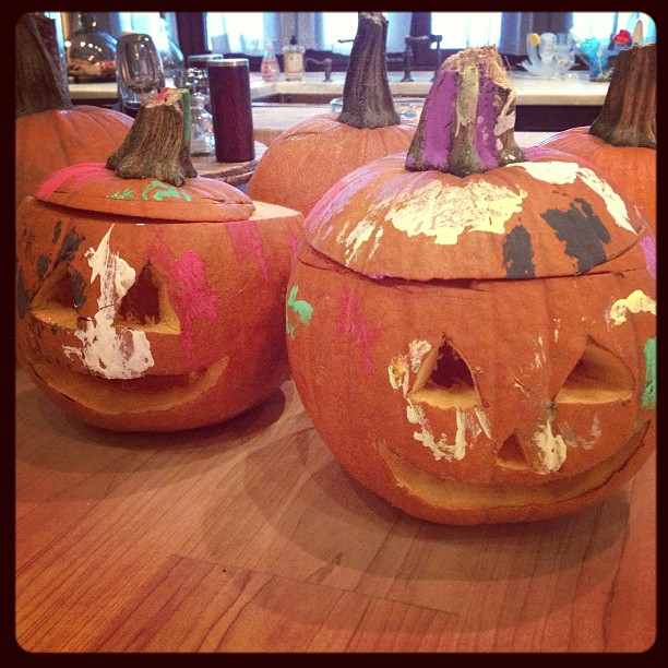 Pumpkin painting and carving!...