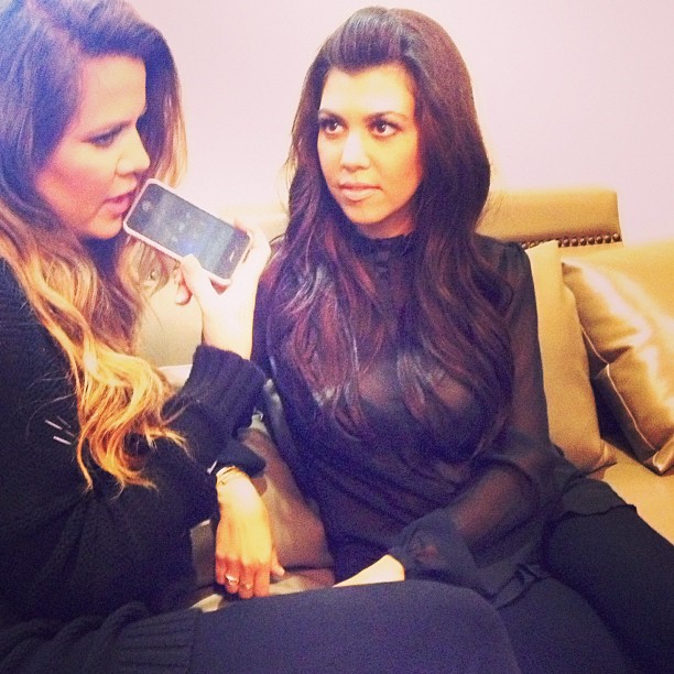 With my road dawg handling our BI @khloekardashian...