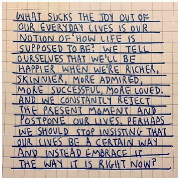 Living in the present is everything. #respost @jenstith @kardashiankollection...