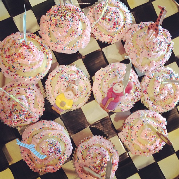 Animal cupcake baking!...
