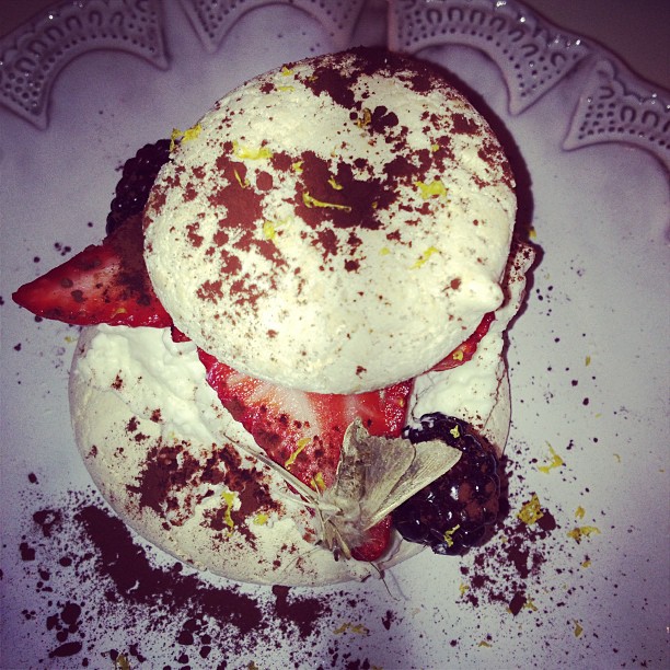 Does any spot anything a little funky in this merengue at the family dessert dec...