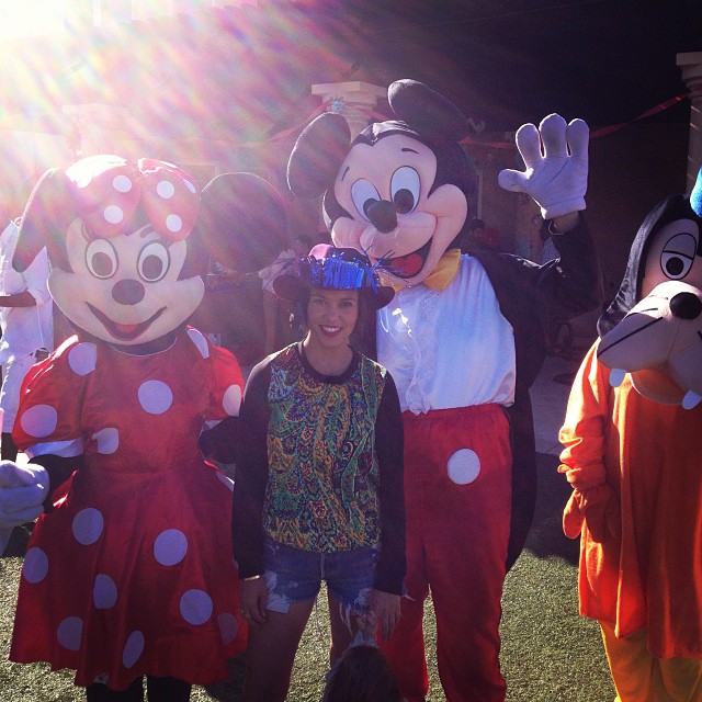 Chillin' with Mickey and Minnie....