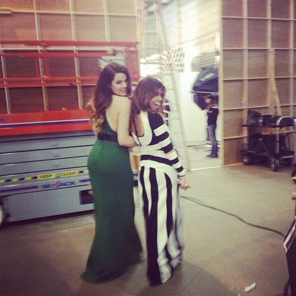 Abigail and Amelia caught!  @khloekardashian...
