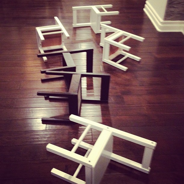 Chair train...