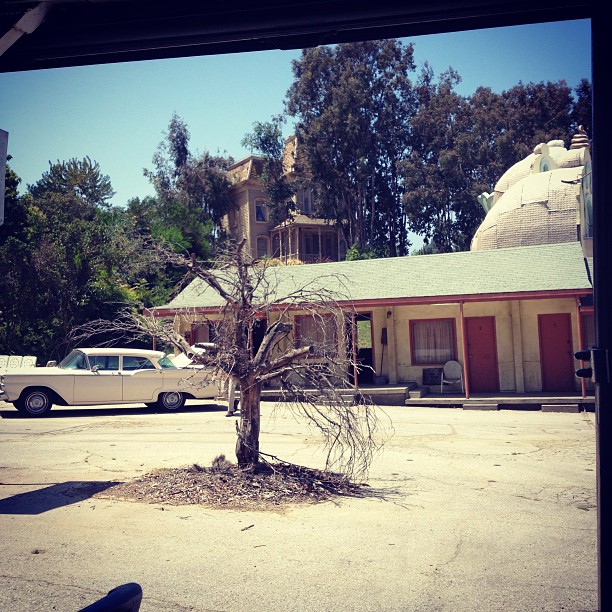 The Bates Motel and Whoville @unistudios! Fun day Friday!...