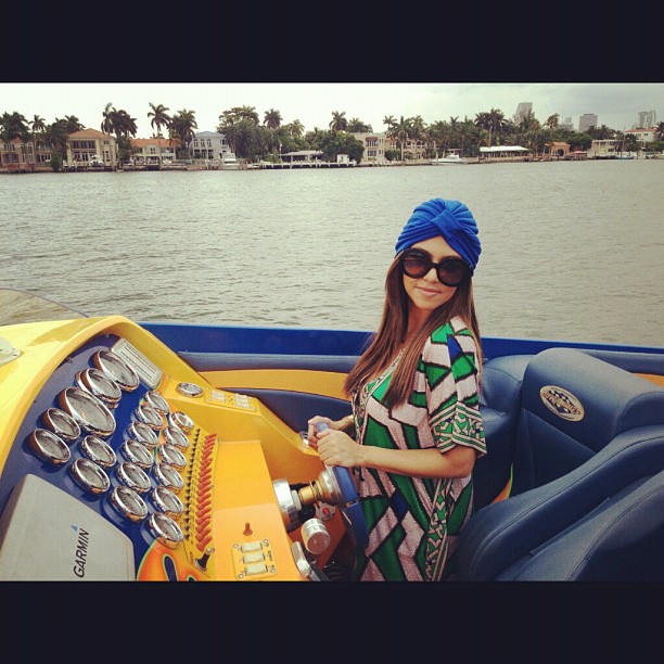 Boating with my baby daddy @scottdisick...