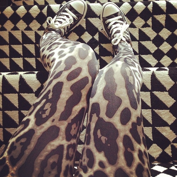 Leopard leggings! #kardashiankollection for sears baby....