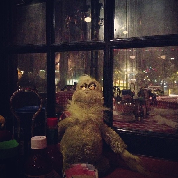 The Grinch is dining with us!...
