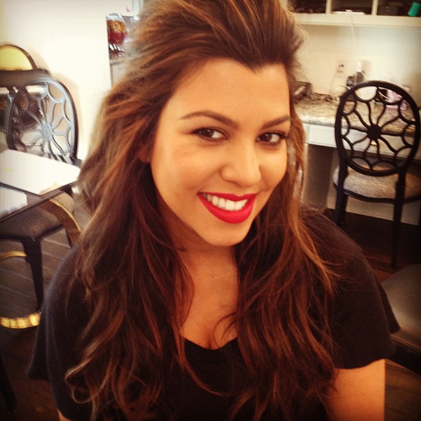 Red lip!...