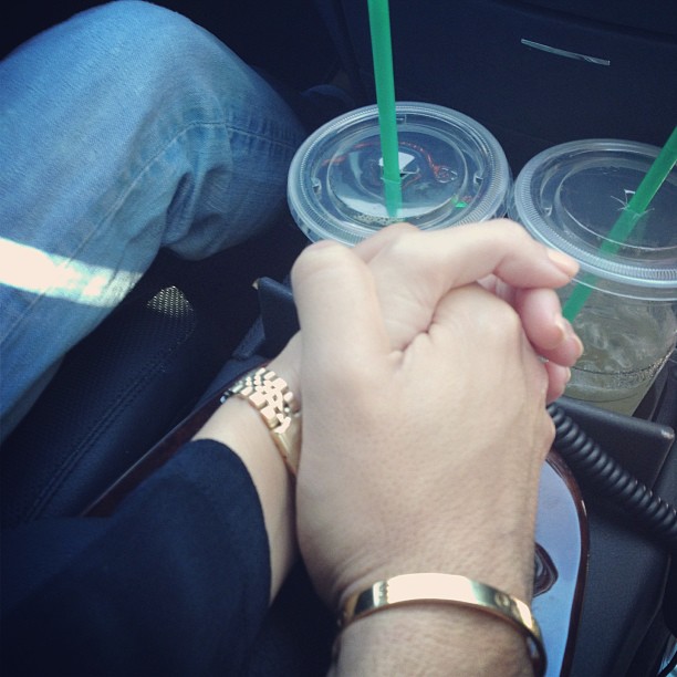 Even our iced teas are in love. @scottdisick...