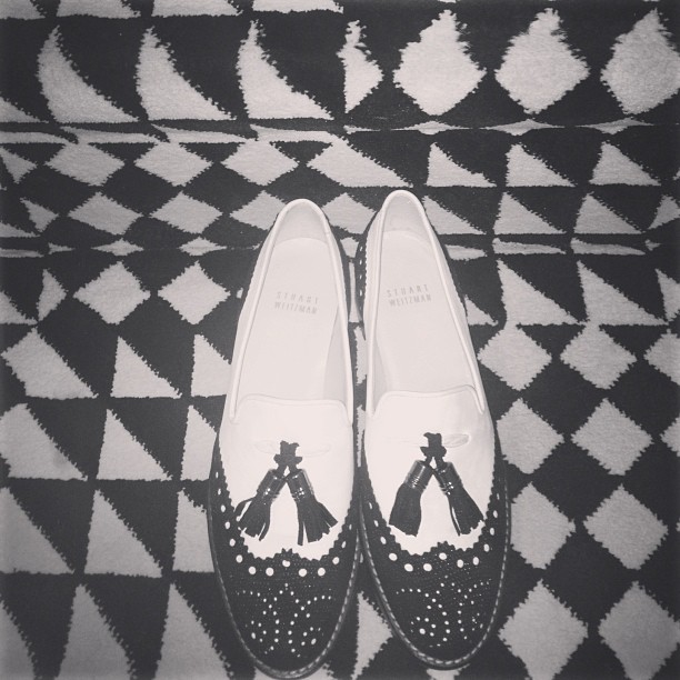Black and white....