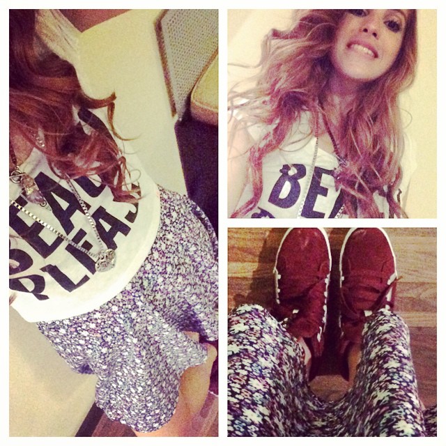 En sevilla un look canchero @muaaoriginal @muchnikco...