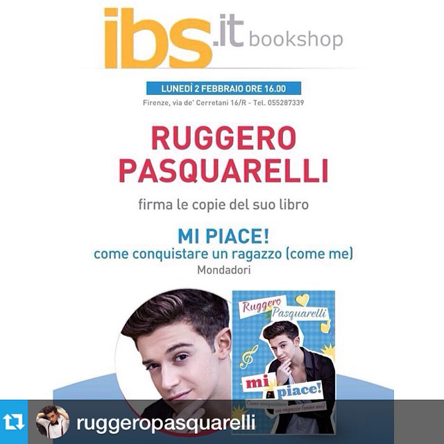 #Repost @ruggeropasquarelli with @repostapp. ・・・ Ci vediamo lunedì 2 febbraio al...