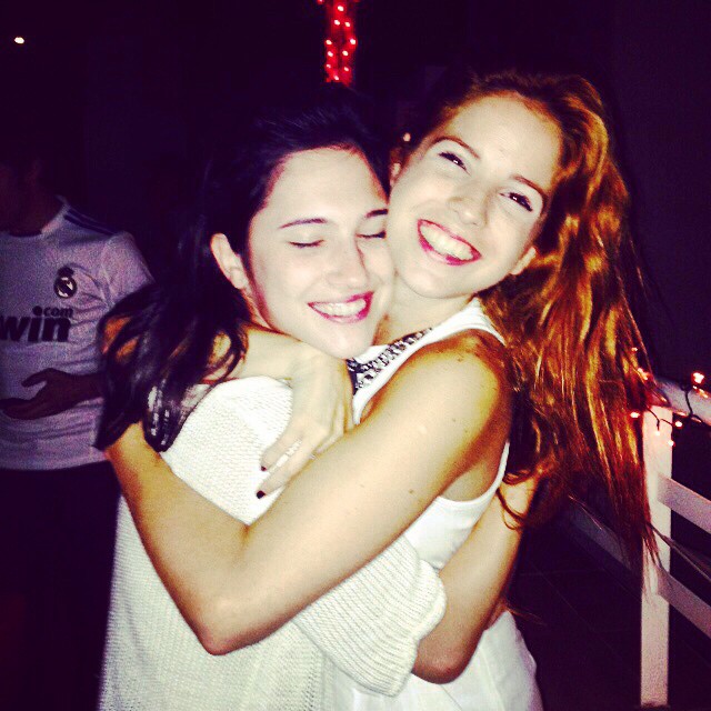 La mejor amiga italiana q me dio la vida ... Sufro de pensar q mañana no te teng...