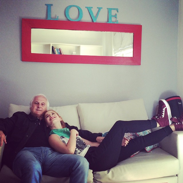 Me visita papa!  @carlosmolfese...