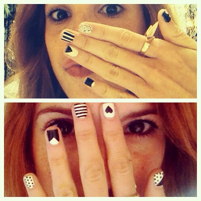 Increíbles las uñas que me hizo Micarolnik ...