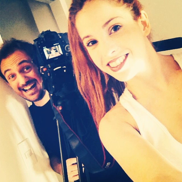 Filmando cc @manucastineyras para mi canal ...