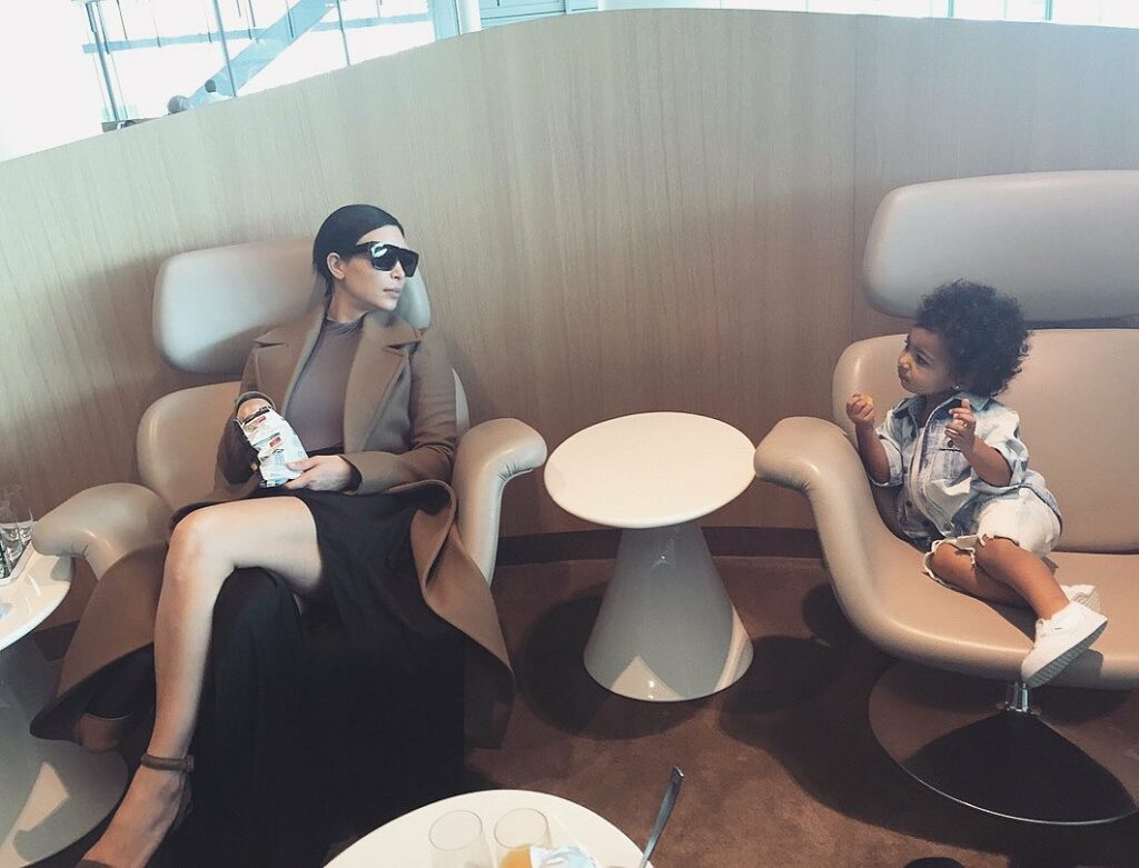 Baby North & me traveling...