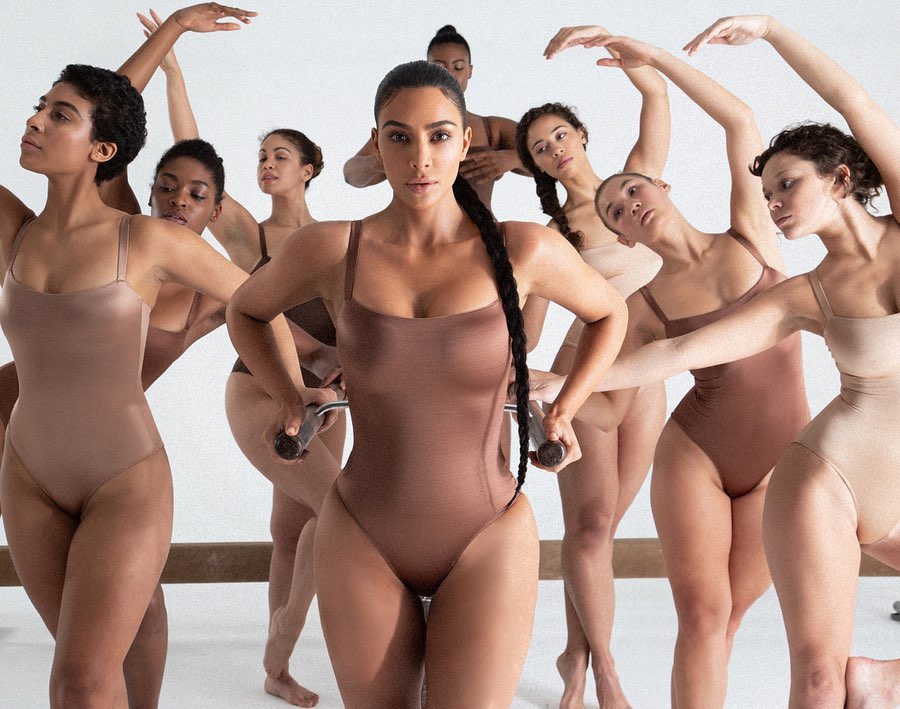 So excited to introduce @skims Stretch Satin. A new collection of ultra-luxe int...