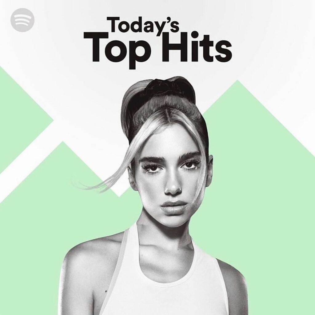 Don’t Start Now back at the top of Today’s Top Hits!!! Thank you @spotify for th...