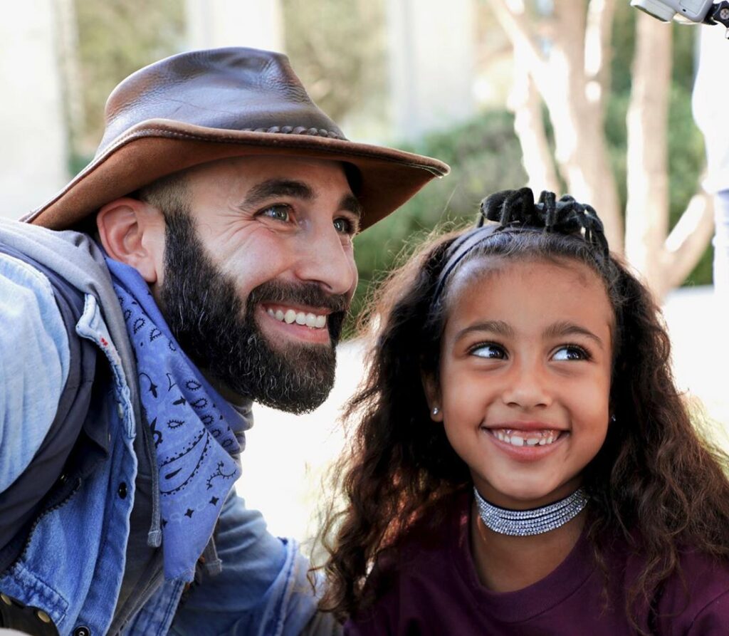 My fearless kids love animals  North & her friends loved spending the day with h...